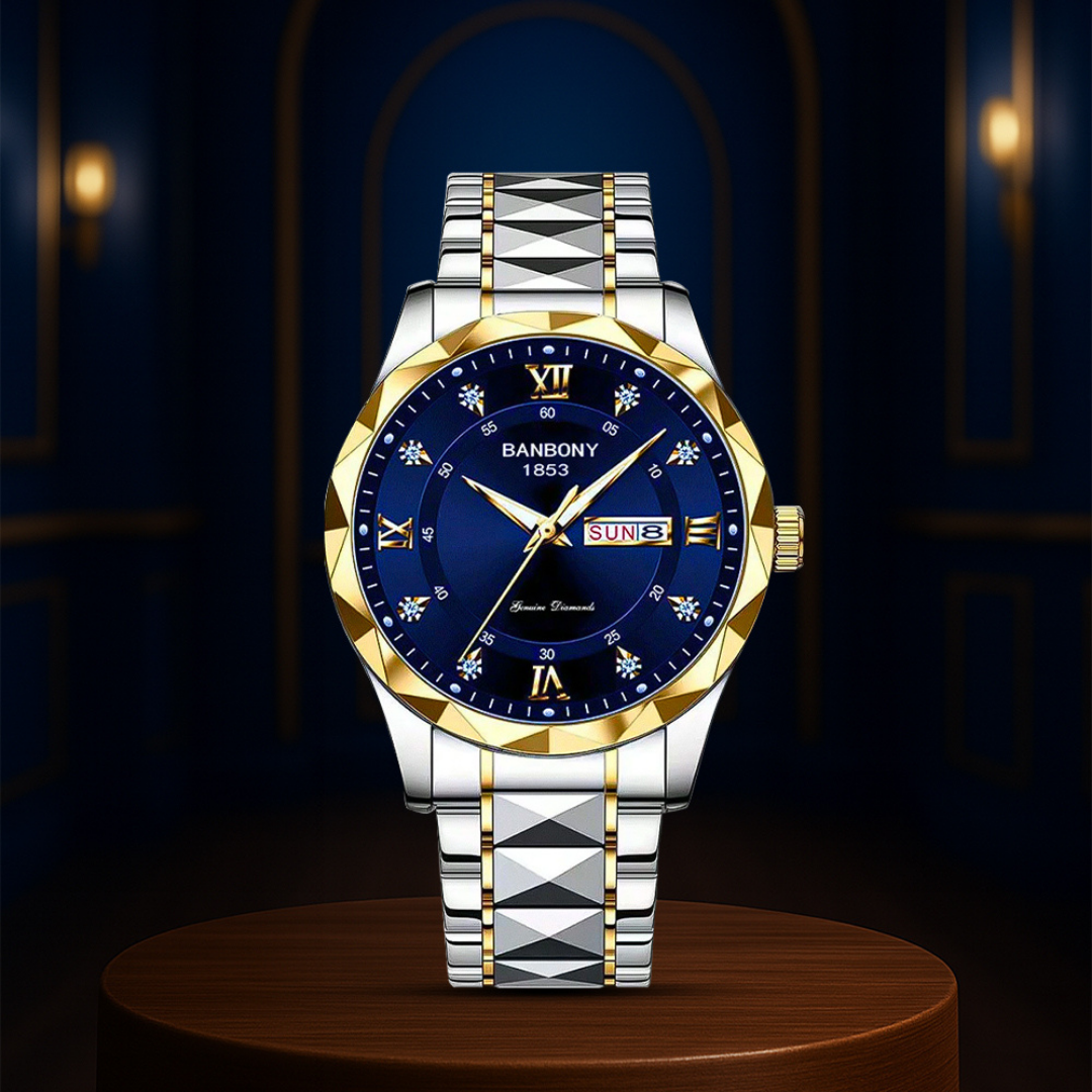 שון | שעון רב תפקודי עם רצועת נירוסטה | 40 מ"מ